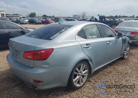 2007 Lexus Is 250 from USA, damaged, VIN JTHBK262275027557